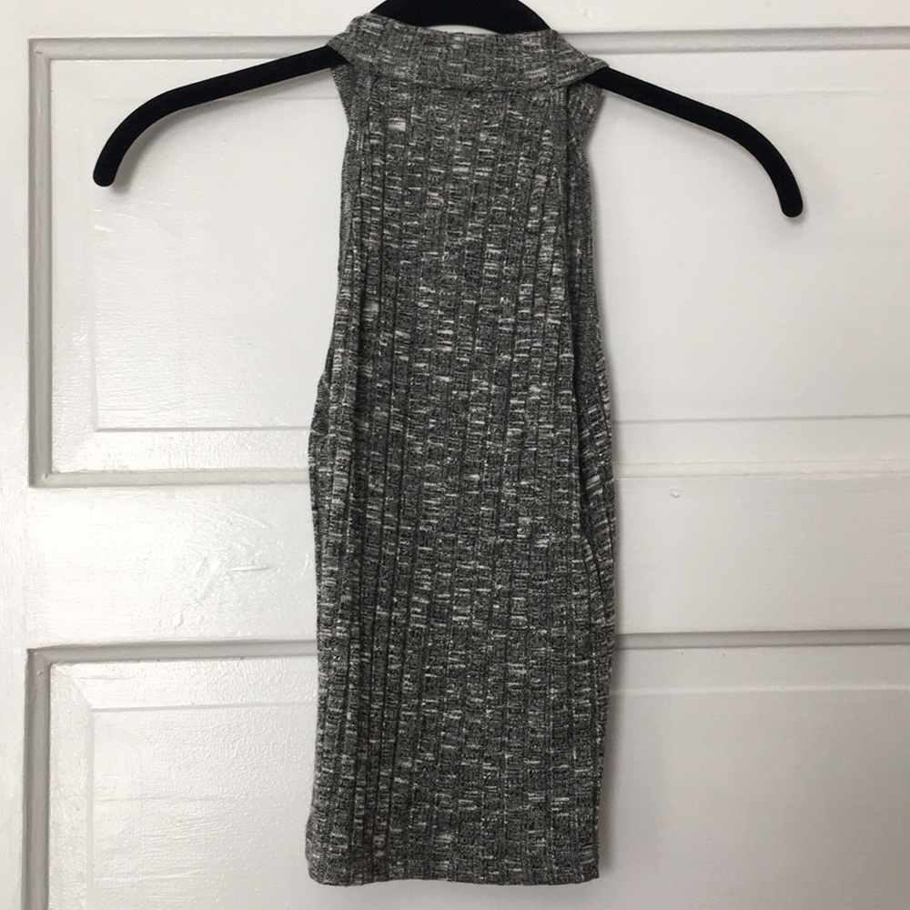 High neck crop top